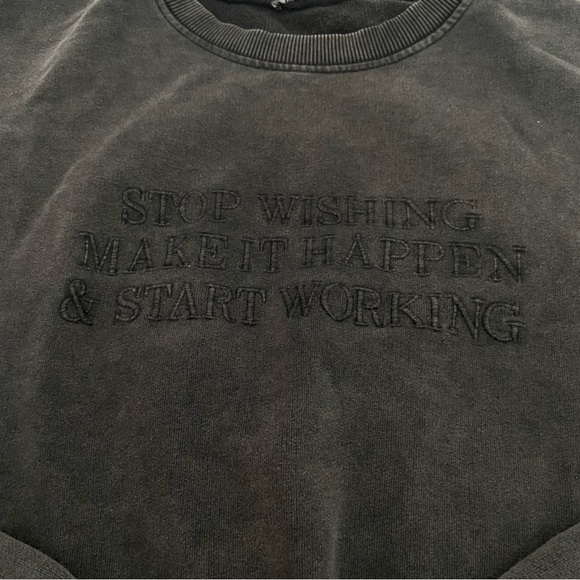 Zara washed oversized graphic sweatshirt - Picture 6 of 8